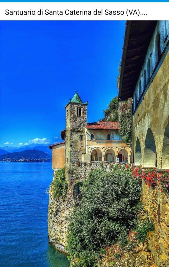 Lago Maggiore, Leggiuno, Ampio Appartamento Exteriér fotografie