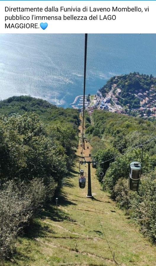 Lago Maggiore, Leggiuno, Ampio Appartamento Exteriér fotografie